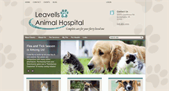 Desktop Screenshot of leavellsanimalhospital.com